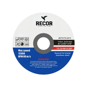 Disco de Corte Recor 115 x 1,2 mm (pack 25 unidades)